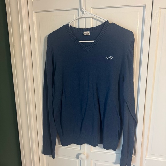 Hollister Other - Hollister Men's V-Neck Sweater in Deep Blue